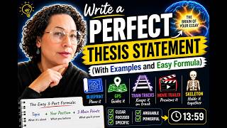 Write a PERFECT Thesis Statement (With Examples and Easy Formula)