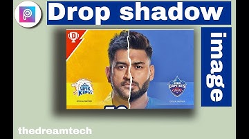 Shadow behind the image || picsart tutorial || picsart 3D image || thedreamtech