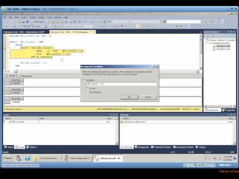 Debugging in SSMS 2008 and 2012 Part II