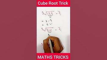 Maths Tricks #math #shorts #cuberoottrick #education
