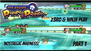 Z3R0 & Ninja play: Ape Escape Pumped & Primed  #1 screenshot 3