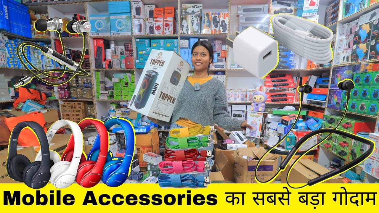 Mobile Accessories Wholesale Market in Delhi | Smart Gadgets Market | Gaffar Market Delhi