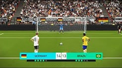 GERMANY vs BRAZIL | Penalty Shootout | PES 2018 Gameplay PC