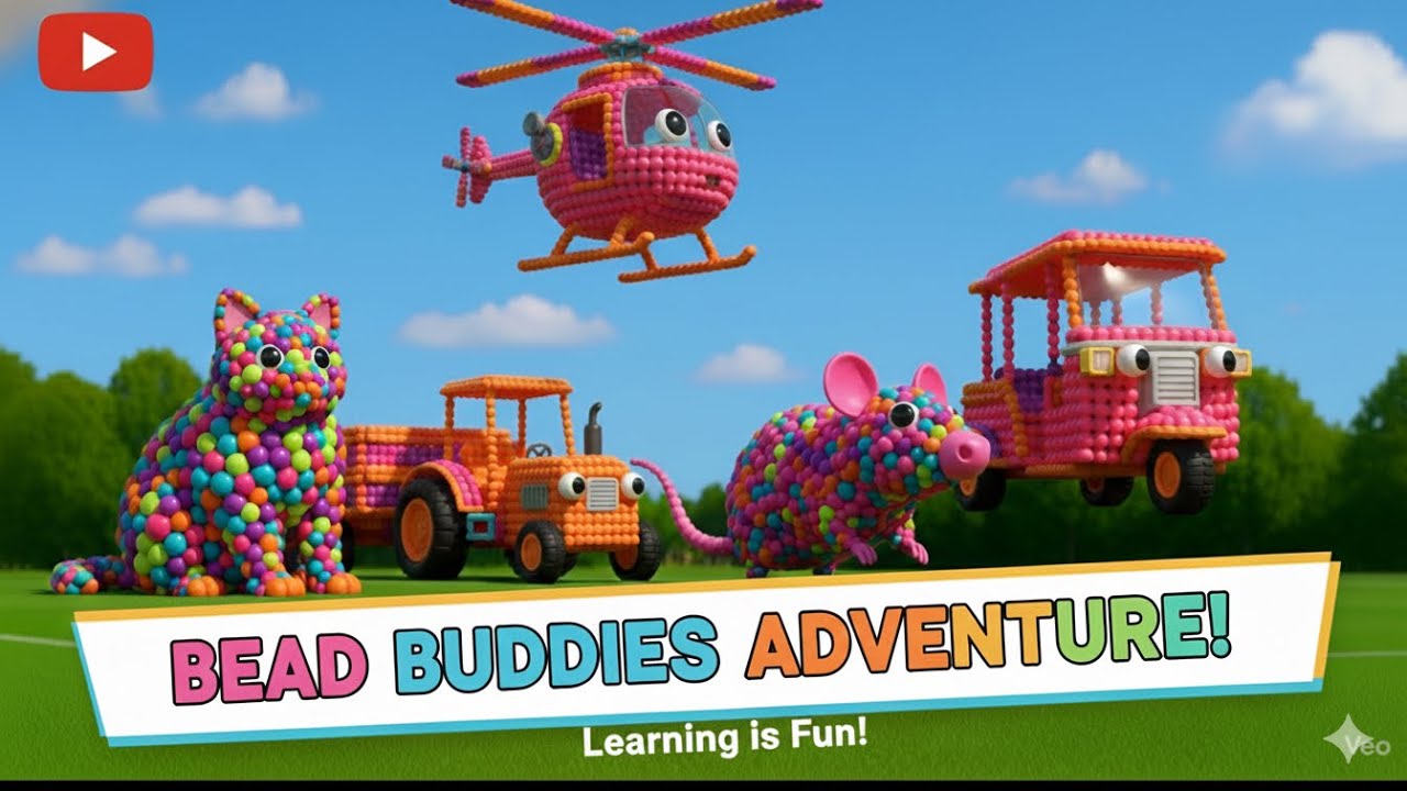 Balloon Vehicles 😲 | Car, JCB, Helicopter Made of Balloons 🎈 | Fun Cartoon Video