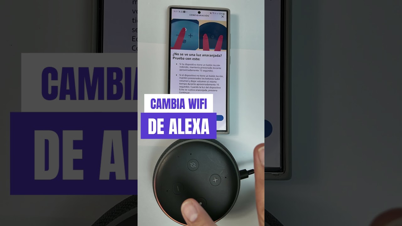 Como Cambiar la Red WIFI de tu Echo Dot ALEXA