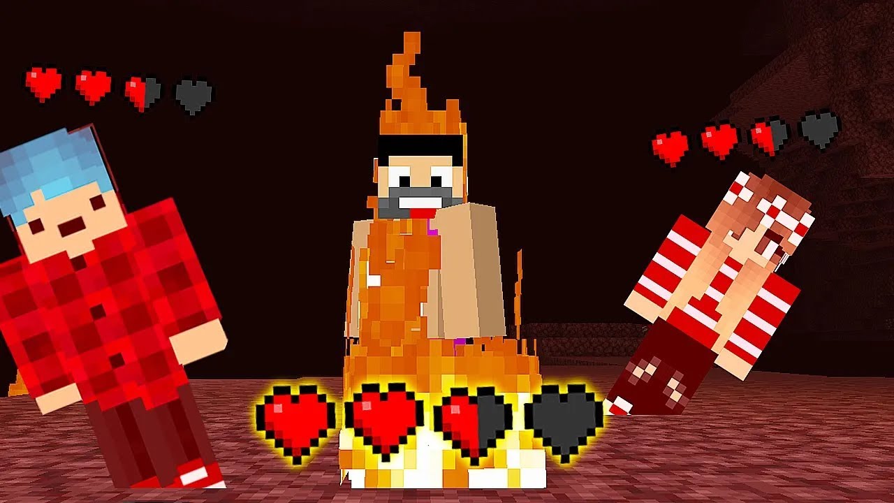 Minecraft НО със споделен DAMAGE