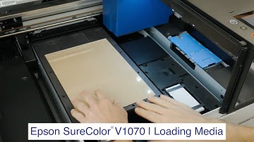 SureColor V1070 | How to Manage Media