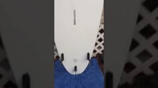 Used 7'6 NSP funshaped surfboard