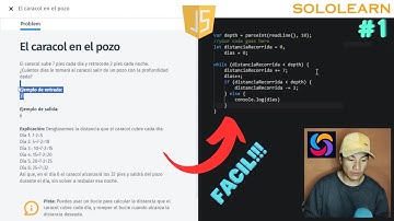 Ejercicios De Lógica de Programación con JavaScript | SOLOLEARN #1