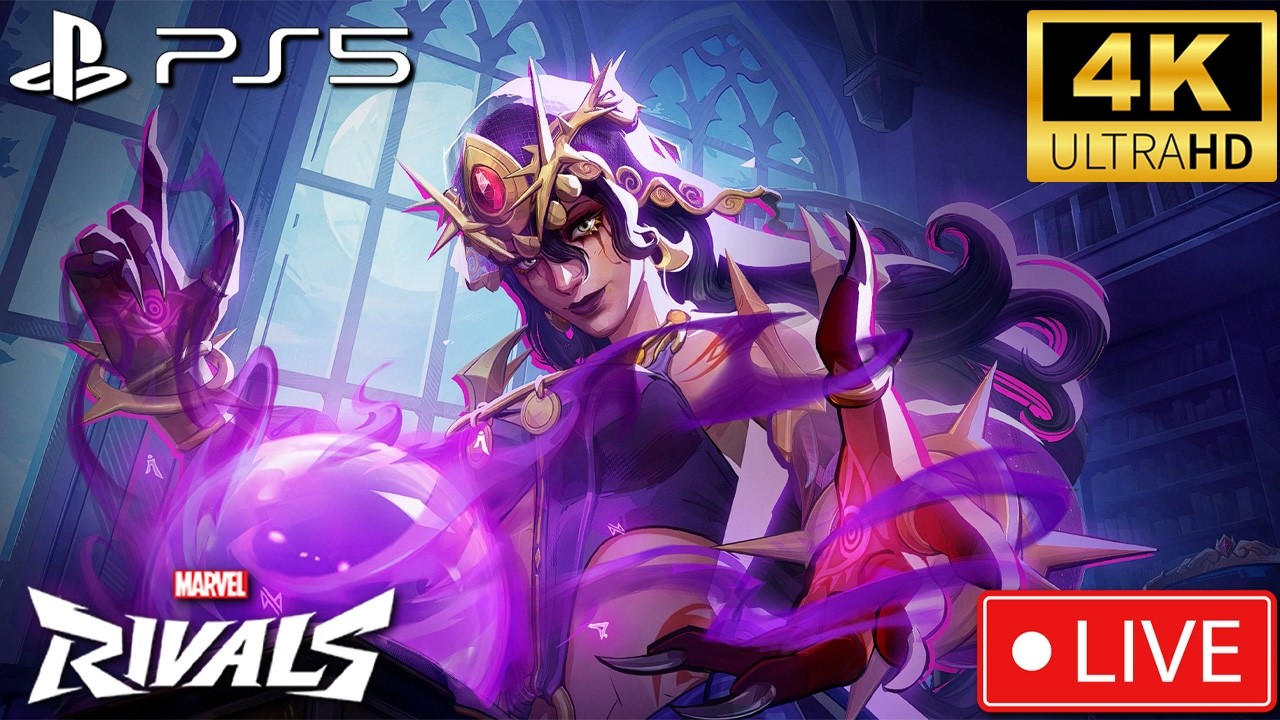 🔴Marvel Rivals: Top 100 Scarlet Witch on PlayStation 5 Elevating to Eternity (PS5 4K)