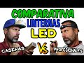 COMPARATIVA DE LINTERNAS LED CASERAS VS PROFESIONALES