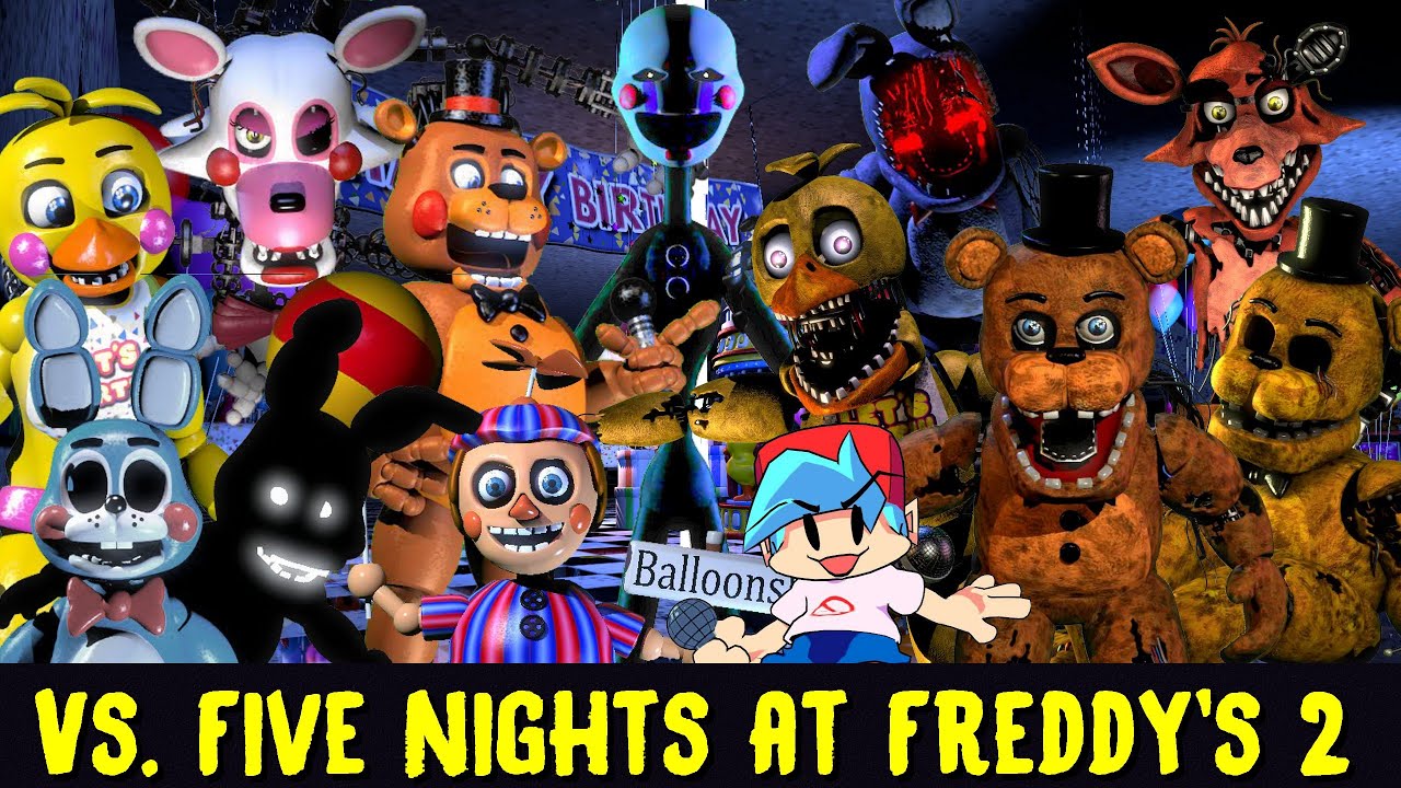 FRIDAY NIGHT FUNKIN' VS FNAF 2 free online game on