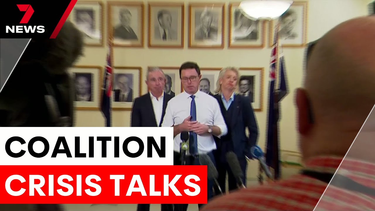 Coalition partners work to resolve differences | 7NEWS