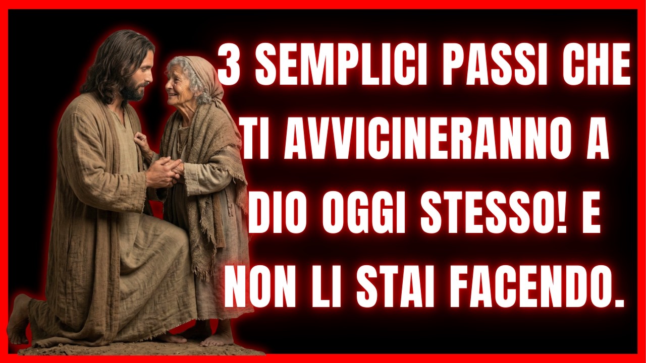 3 semplici passi che ti avvicineranno a Dio oggi stesso! E non li stai facendo.