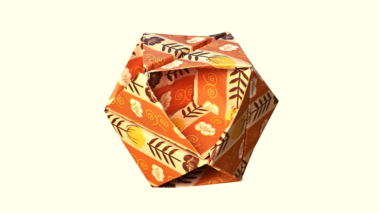MODULAR ORIGAMI OCTAHEDRON TUTORIAL! 😱