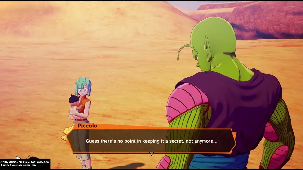 Bulma Finds Out Future Trunks Is Her Son Dragon Ball Z Kakarot PS5