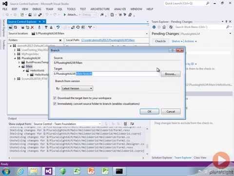 Merge & branch source code with TFS 2012