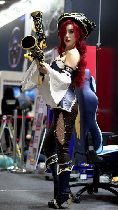 Song Joo-ah Cosplay Miss Fortune League of Legends 송주아 Tiktok Cosplay 코스프레