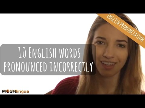 10 English words that you pronounce INCORRECTLY | American English Pronunciation