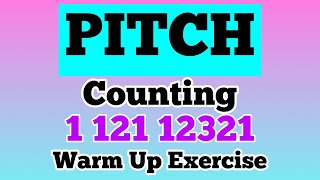 Train your PITCH! 1 121 12321 Counting // Vocal Warm Up Exercise