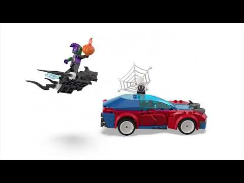 Miniatura del video del prodotto LEGO - SUPER HEROES Auto Spider-Man e Venom Goblin 76279