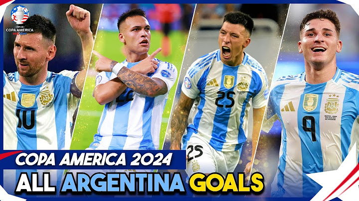 Argentina All Goals || Copa America 2024