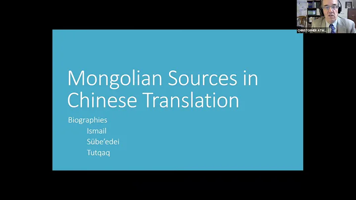 Christopher P. Atwood: Mongolian Sources on the Gr...