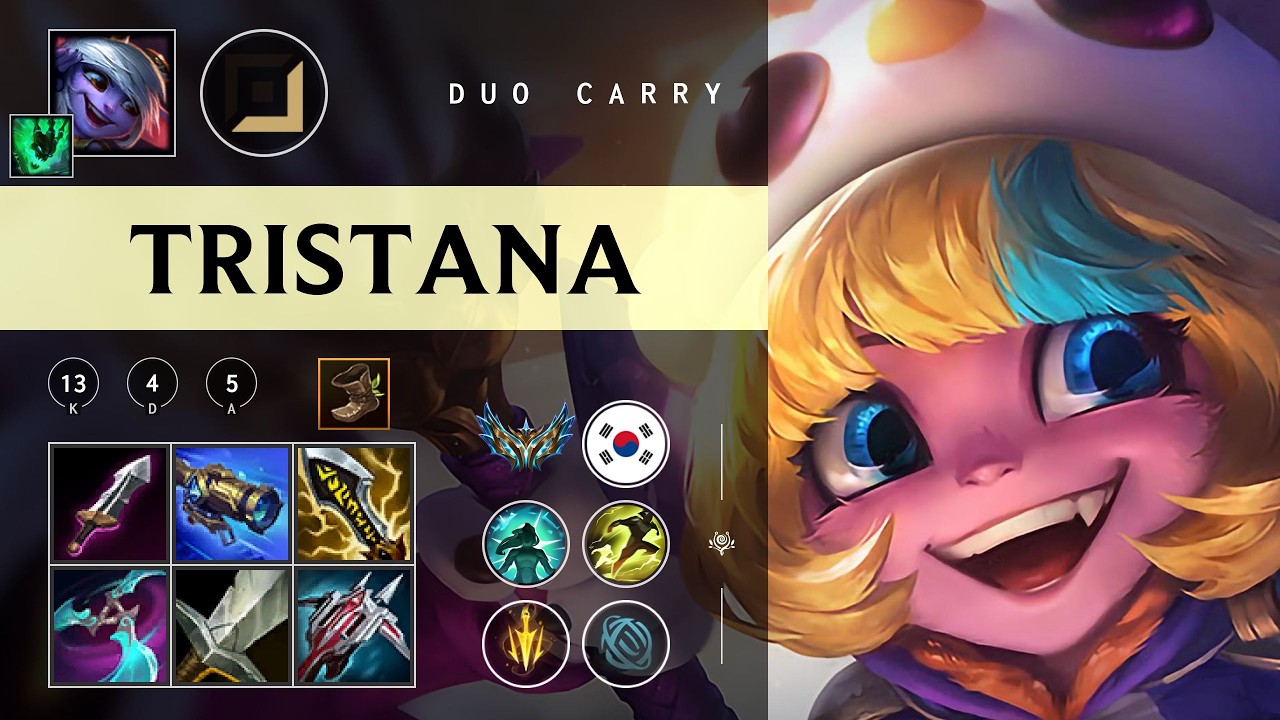 Tristana ADC vs Ziggs - KR Challenger Patch 26.04