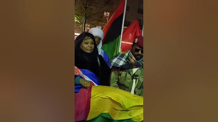 manifestation Bissau guinen  l'UNESCO Paris 04/12/22