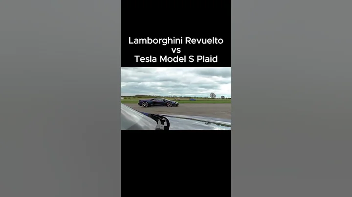 Lamborghini Revuelto vs Tesla Model S Plaid