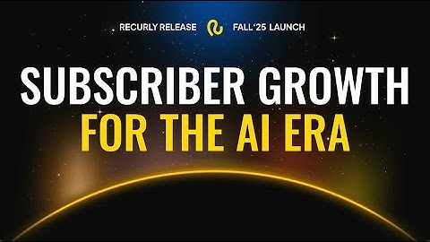 Recurly Release Fall 