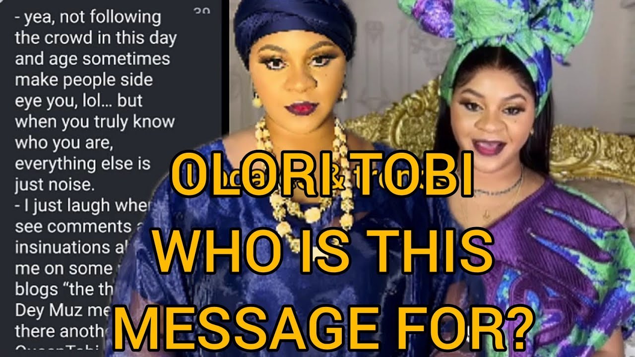WAHALA: who is she talking to as OLORI TOBI PHILLIPS RESPONSE sends wrong message ?