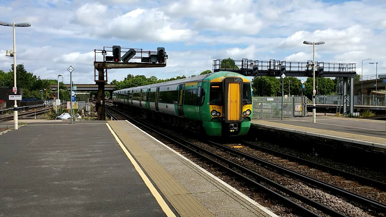 Trains at Gatwick Airport Railway Station Sunday 10th December 2017