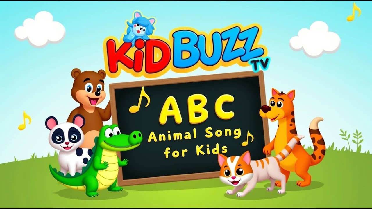 ABC Animal Song for Kids | Learn A to Z Animal Names with Fun Sounds ...