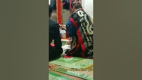 Lễ cấp sắc cho thầy mo trẻ ông Hoàng Văn siủ nhé
