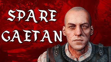 Why You SHOULD Spare GAETAN - The Witcher Lore Discussion
