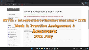 NPTEL » Introduction to Machine Learning – IITM  Week 2: Practice Assignment 2