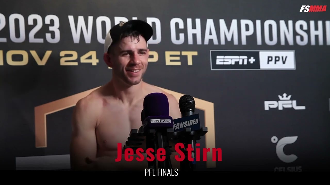 Jesse Stirn full PFL World Championship post-fight interview