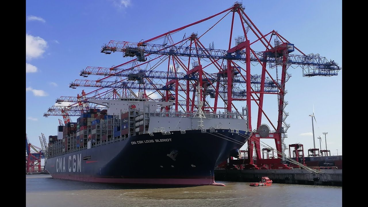1080p CMA CGM Louis Bleriot Am Eurogate Container Terminal In Hamburg 1080p-cma-cgm-louis-bleriot-am-eurogate-container-terminal-in-hamburg