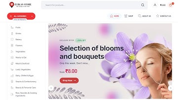 How to create an online grocery shop website on wordpress using bacola theme | Tamil