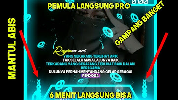 Cara membuat particle flower long di avee player