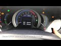 Reset CVTF warning light in Honda Insight