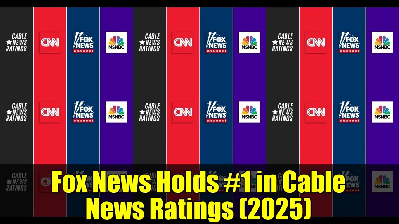 Fox News Holds #1 in Cable News Ratings (2025) | MSNBC Sees Growth