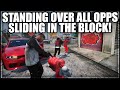 Standing over all opps sliding the block  gta rp  grizzley world whitelist