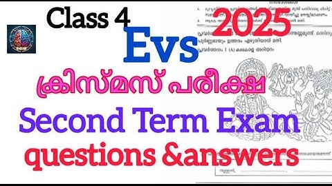 Class 4 EVS second term Exam question paper &answers/Evs  Chritmas Exam question paper &answers 2025