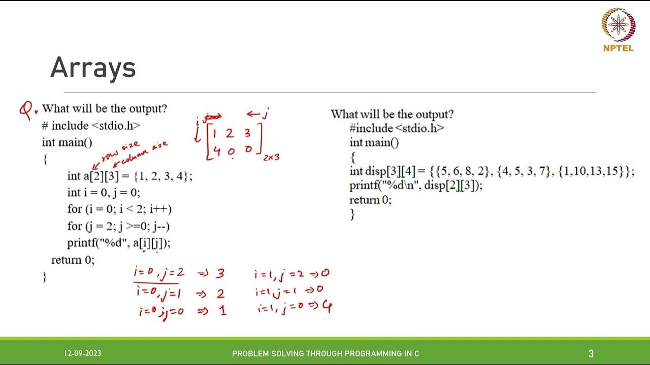 Problem Solving through Programming in C: Problem solving session 7 ...