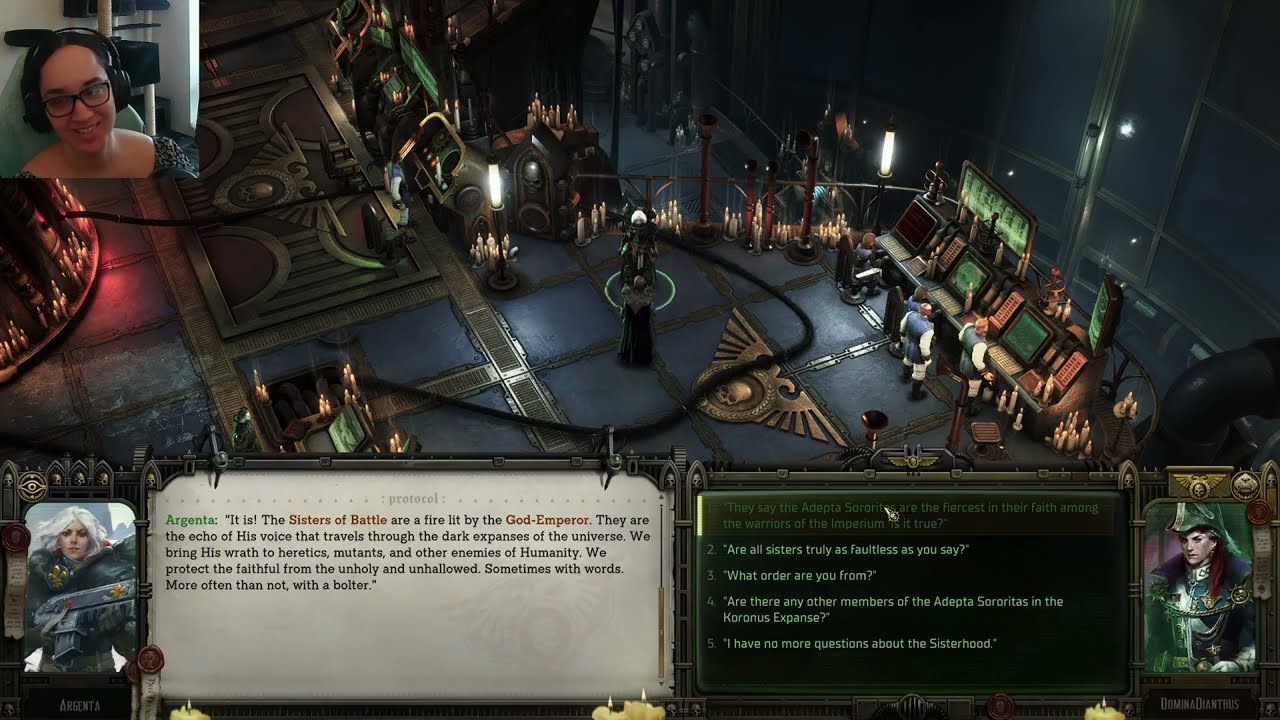 [VOD] Warhammer 40k: Rogue Trader - Saving a mutant princess trapped in a... space station (pt2)