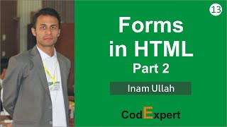 13 HTML Form input tag  select, option, label, textarea  Part 2 in Urdu/Hindi