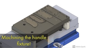 CNC folding knife build - Frame fixture