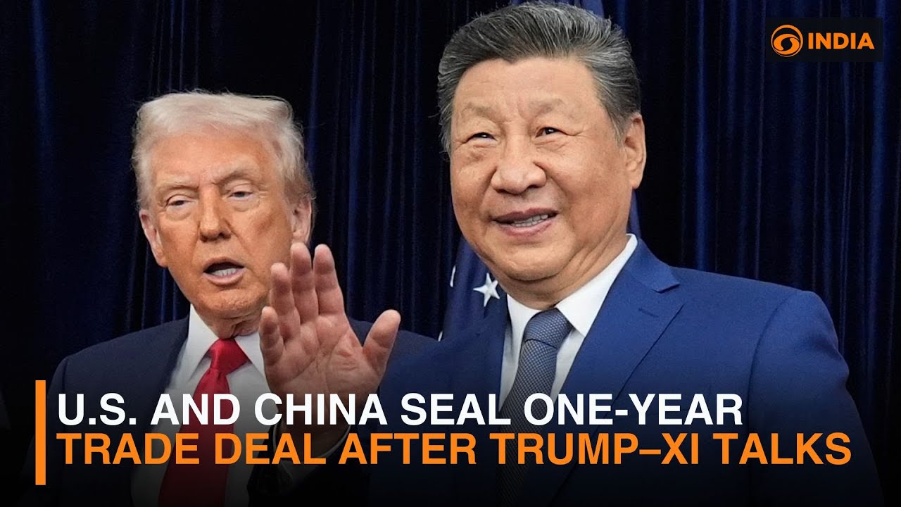U.S. and China Seal One-Year Trade Deal After Trump–Xi Talks - YouTube